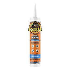 Gorilla 117395 Window and Door Sealant, White, >40 deg F, 10 oz Cartridge