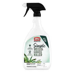 Ortho Groundclear 4660905 Simple Weed and Grass Killer, Liquid, Clear to White, 24 oz Bottle