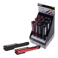 PowerZone 12500 Pocket Light, AAA Battery, LED Lamp, 25 Lumens, 8 m Beam Distance, 3.5 hr Run Time, Red/Black