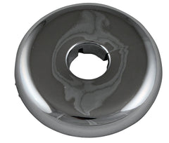 Plumb Pak PP101-12 Floor and Ceiling Plate, 3-1/2 in W, Plastic, Chrome