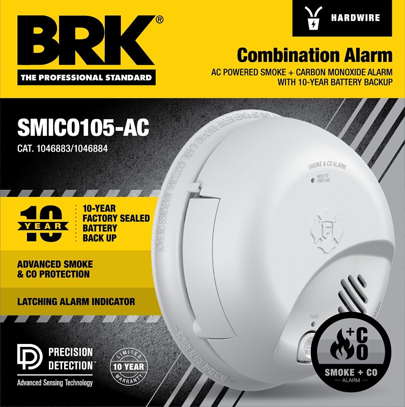 SMOKE&CRBN MONO OX ALARM AC/DC