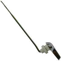 ProSource 24458-3L Toilet Flush Lever, Front, 8 in L Flush Arm, Steel/Zinc, Chrome/Yellow Zinc