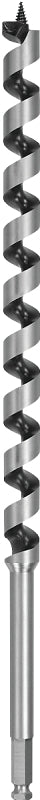 DeWALT DW1685 Auger Drill Bit, 7/8 in Dia, 17 in OAL, Hollow Center Flute, 7/16 in Dia Shank, Ball Groove Shank