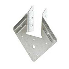 MiTek RT15 Double Hurricane Tie, 1-9/16 in W, 5-1/4 in H, Steel, G30 Galvanized
