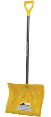 GARANT APM18KDRU Snow Shovel, 18 in W Blade, 13-1/2 in L Blade, Polyethylene Blade, Wood Handle, 51 in OAL
