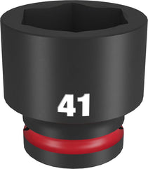 Milwaukee SHOCKWAVE Impact Duty Series 49-66-6399 Deep Impact Socket, 24 mm Socket, 3/4 in Drive, Square Drive, 6-Point