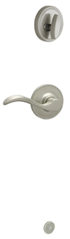 Schlage J Series JH59SEV619RH Seville Inside Handleset, Grade 3 Grade, Mechanical Lock, Metal, Satin Nickel, Residential