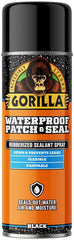 Gorilla 104052 Rubberized Spray Coating, Waterproof, Black, 16 oz, Can