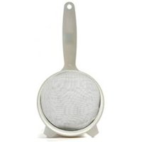 Norpro 2136 Strainer, Stainless Steel, 6 in Dia, Plastic Handle