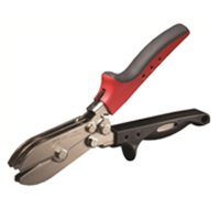 Malco C5R 5-Blade Pipe Crimper, Non-Slip Ergonomic Handle, Black/Red Handle