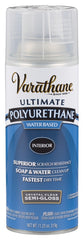 Rust-Oleum 200181 Polyurethane, Semi-Gloss, Liquid, Crystal Clear, 11.25 oz, Aerosol Can