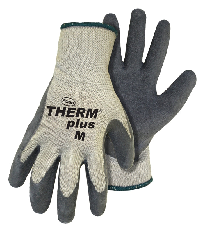 Boss Therm plus 8435B Gloves, Women's, S, Knit Wrist Cuff, Latex, Red