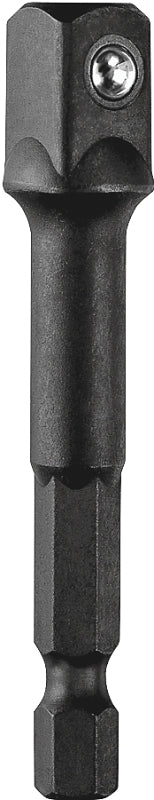 DEWALT IMPACT READY DW2542IR Socket Adapter, 3/8 in Drive, Hex, Square Drive, Steel