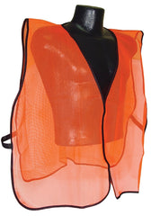 Radwear SVO Non-Rated Safety Vest, One-Size, Polyester, Green/Orange/Silver, Hook-and-Loop