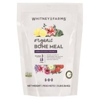 Whitney Farms 10101-10019 Dry Plant Food, 3 lb, Powder, 6-8-0 N-P-K Ratio