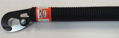 Holmes Spring Manufacturing SL730C Extension Spring, 1-5/16 in OD, 30 in OAL, Steel, Latch End, 90 to 150 lb