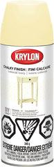 Krylon 4108 Chalk Spray Paint, Colonial Ivory, 12 oz, Can