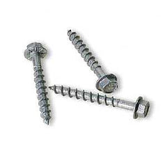 Simpson Strong-Tie Strong-Drive SD9112R100 Connector Screw, #9 Thread, 1-1/2 in L, Serrated Thread, Hex Drive, Steel