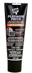 DAP PLATINUM PATCH 74887 Advanced Exterior Filler, White, 207 mL Tube