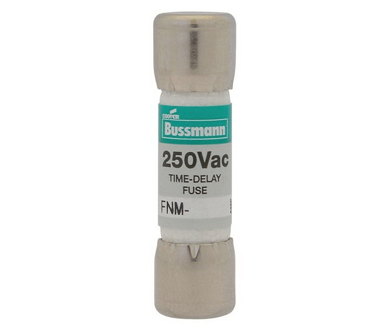 Bussmann FNM-20 Time Delay Fuse, 20 A, 250 V, 10 kA Interrupt, Melamine Body