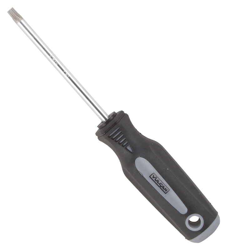Vulcan Screwdriver, T30 Drive, Star Drive, Polypropylene Plastic/Thermoplastic Rubber Handle