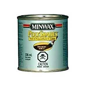 Minwax PolyShades CM2139744 Polyurethane, Satin, Liquid, Espresso, 236 mL