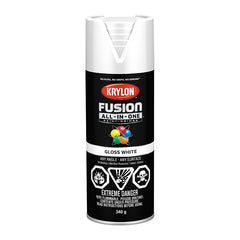 Krylon 427270007 Spray Paint, Gloss, White, 12 oz, Can