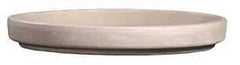 Border Concepts 805450 German Waterproof Saucer, 6-3/4 in Dia, Clay, Granite