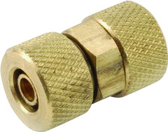 Anderson Metals 50862-04 Tube Union, 1/4 in, Compression, Brass