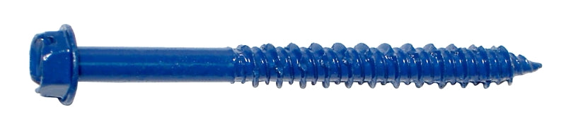 Midwest Fastener 09269 Masonry Screw, 1/4 in Dia, 2-3/4 in L, Steel