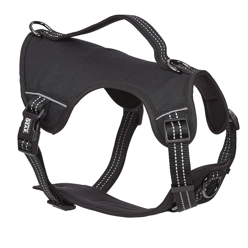 REFLECTIVE HARNESS NYLON BLK L