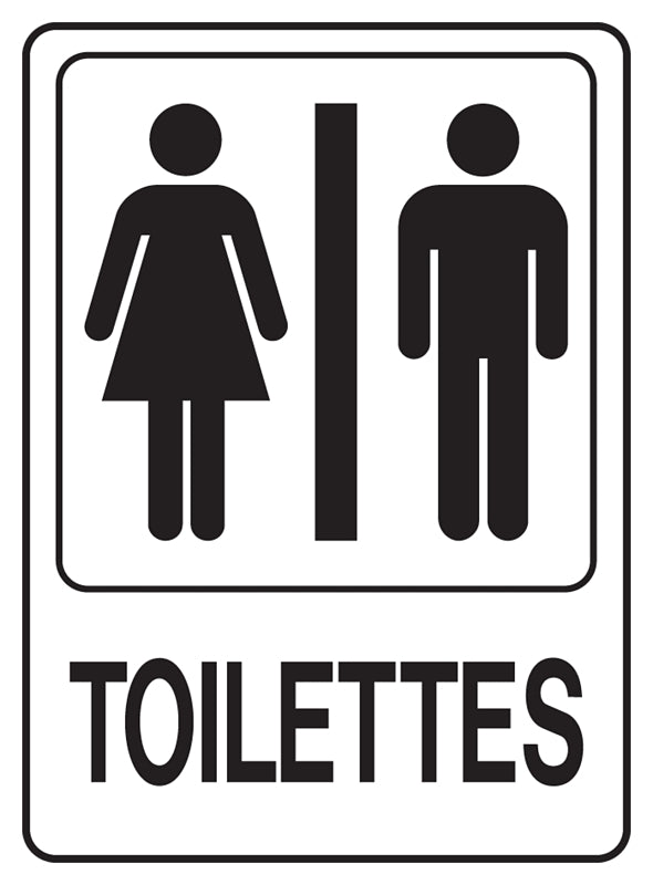D-23F SIGN TOILETS/RESTROOMS