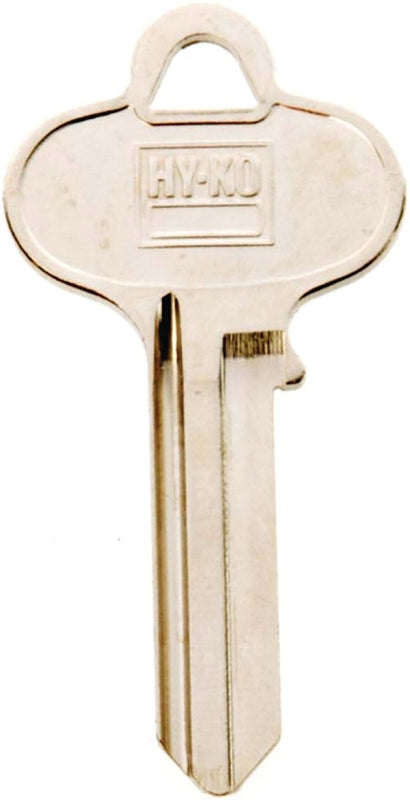 Hy-Ko 11010SE1 Key Blank, Brass, Nickel, For: Segal Cabinet, House Locks and Padlocks