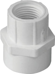 Xirtec 140 435992 Reducing Pipe Adapter, 3/4 x 1/2 in, Socket x FPT, PVC, White, SCH 40 Schedule, 150 psi Pressure