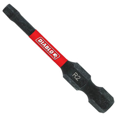 Diablo DSQ22P5 Screwdriver Insert Bit, #2 Drive, Square Drive, 2 in L