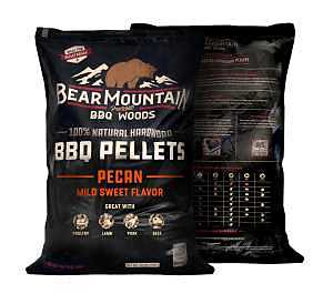 Bear Mountain FK19 BBQ Pellet, Pecan, 20 in L, Hardwood, 20 lb Bag