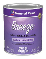 General Paint GE0057354-14 Interior Paint, Eggshell, Clear, 946 mL, Latex Base