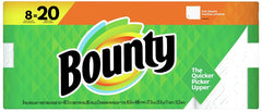 Bounty 67090 Double Roll Paper Towel, 2-Ply, White, 8 PK