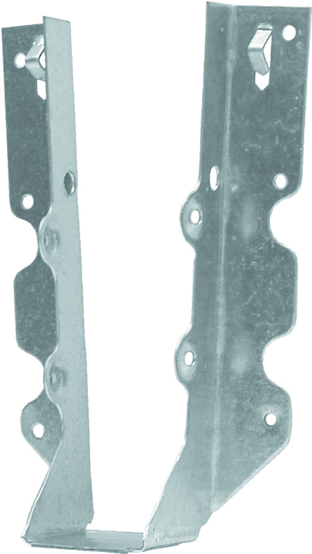 MiTek JUS28-TZ Slant Joist Hanger, 6-5/8 in H, 1-3/4 in D, 1-9/16 in W, 2 in x 8 to 10 in, Steel, Zinc, Face Mounting