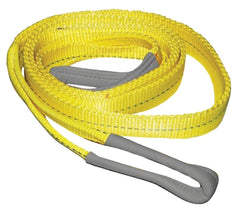 S-Line 20-EE2-9802X6 Lifting Sling, 2 in W, 6 ft L, 2-Ply, 6200 lb Vertical Hitch, Polyester, Gray