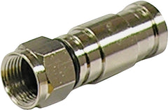 GB F GDC-6C Compression Connector, Nickel-Plated, Silver