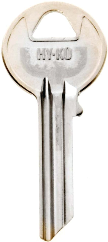 Hy-Ko 11010Y54 Key Blank, Brass, Nickel, For: Yale Cabinet, House Locks and Padlocks