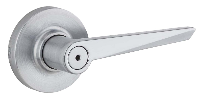 Weiser Elements Tristan Series 9GLC3310-045 Privacy Lever, Levers Lock, Satin Chrome, Residential, Universal Hand