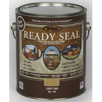 Ready Seal 105 Stain and Sealer, Light Oak, 1 gal, Can