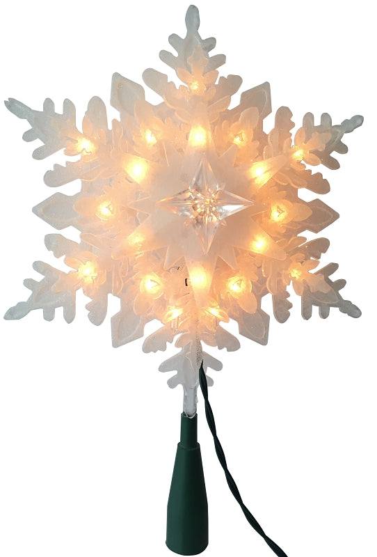 Hometown Holidays 36629 Snowflake Tree Topper, 9.25 in