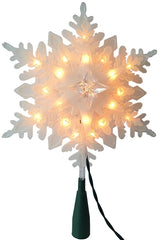 Hometown Holidays 36629 Snowflake Tree Topper, 9.25 in