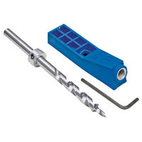 Kreg MKJKIT Pocket Hole Jig Kit, 1-Guide Hole, Nylon, For: 1/2 to 1-1/2 in Thick Materials