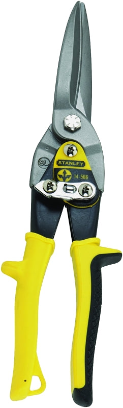 Stanley FMHT73561/14-566 Aviation Snip, 13 in OAL, 3-9/5 in L Cut, Straight Cut, Alloy Steel Blade, Cushion-Grip Handle