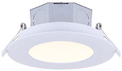 Canarm DL-4-9RR-WH-C Downlight, 120 V, LED Lamp, White