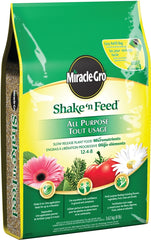 Miracle-Gro 2670304 All-Purpose Plant Food, 8 lb Bag, Granular, 12-4-8 N-P-K Ratio